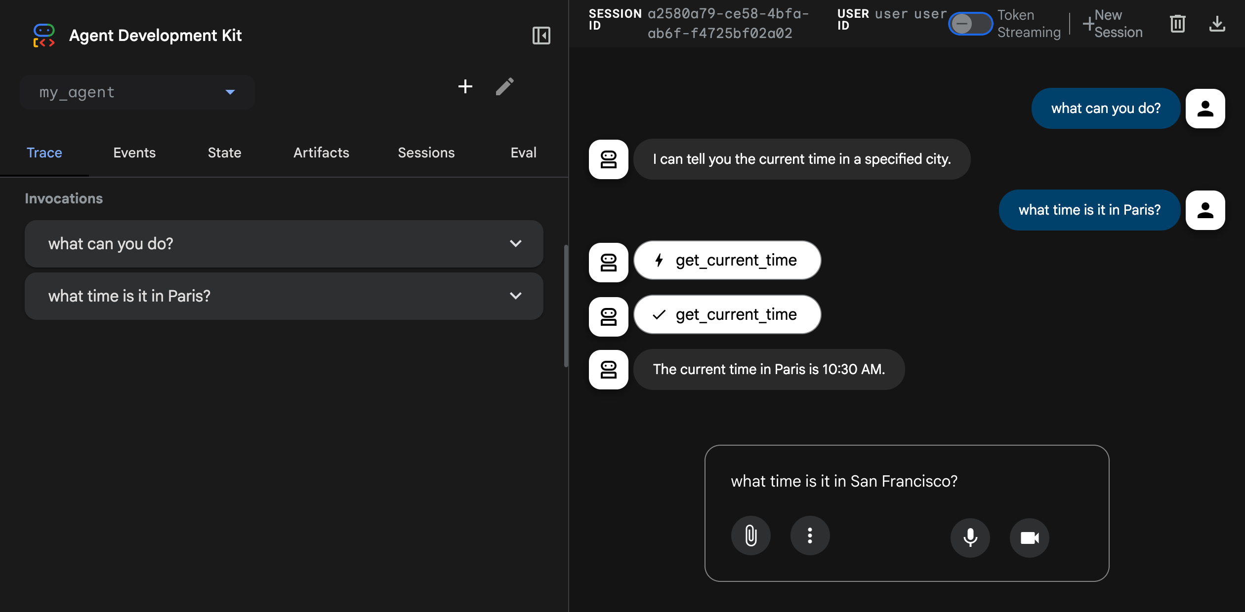 ADK Web Interface